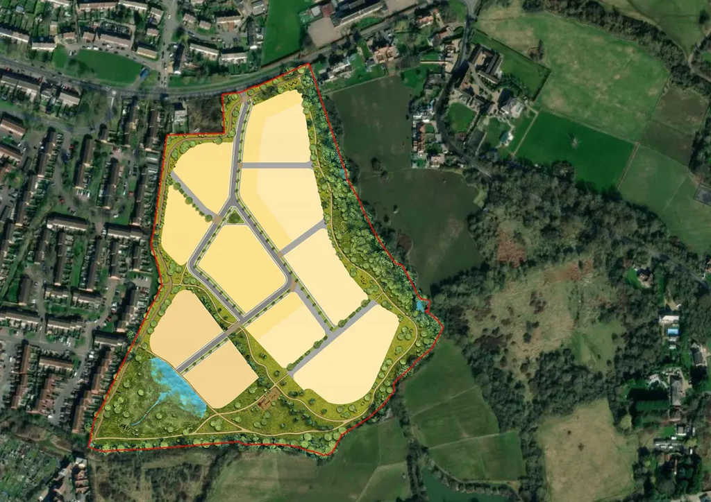 Waltham Abbey Masterplan Aerial